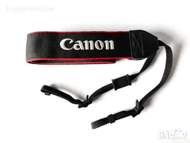 ОРИГИНАЛЕН! Класически Canon EOS Digital Canon Ремък Страп за камера Канон Отличен!, снимка 5 - Чанти, стативи, аксесоари - 41412167
