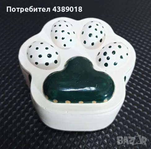 Ръчна изработка - Кутийка за бижута - лапичка, снимка 10 - Други - 49540857