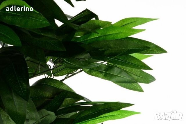 Манго - изкуствено растение, изкуствено дърво, декорация за офис - 180 см, снимка 2 - Изкуствени цветя - 34160869