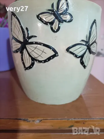 кошнички Кашпи за цветя, снимка 2 - Саксии и кашпи - 41360939