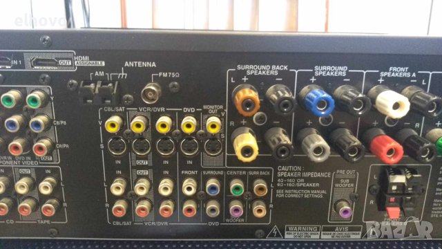 Ресивър Onkyo TX-SR505E, снимка 14 - Ресийвъри, усилватели, смесителни пултове - 41540236
