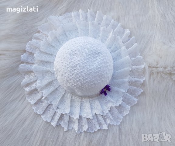 Детска капела - дантела, снимка 2 - Шапки, шалове и ръкавици - 41564941