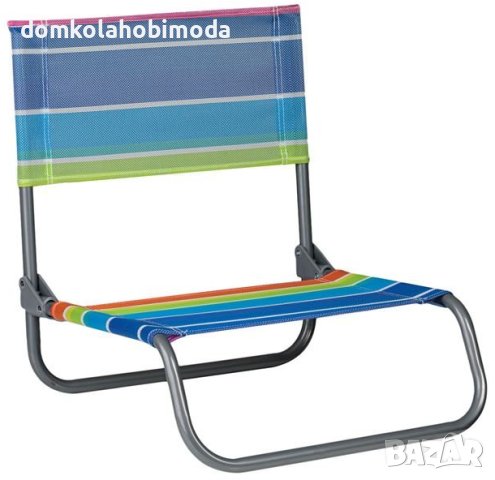 Плажен сгъваем стол, 45x41x50см. до 110 кг