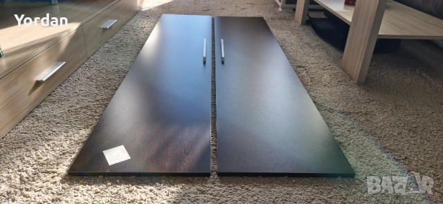 Вратички за двукрил гардероб, 185x39cм, ПДЧ 15 мм венге, снимка 7 - Гардероби - 46226255