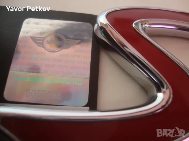 МИНИ КУПЪР "S" емблема MINI COOPER  "S" Logo , снимка 2 - Части - 48435233