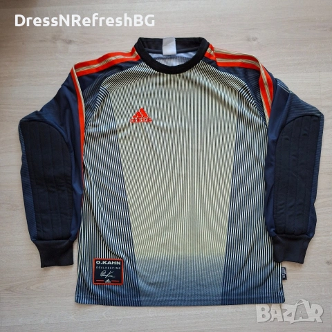 Adidas винтидж вратарска блуза Oliver Kahn Bayern Munich, снимка 2 - Блузи - 53766343