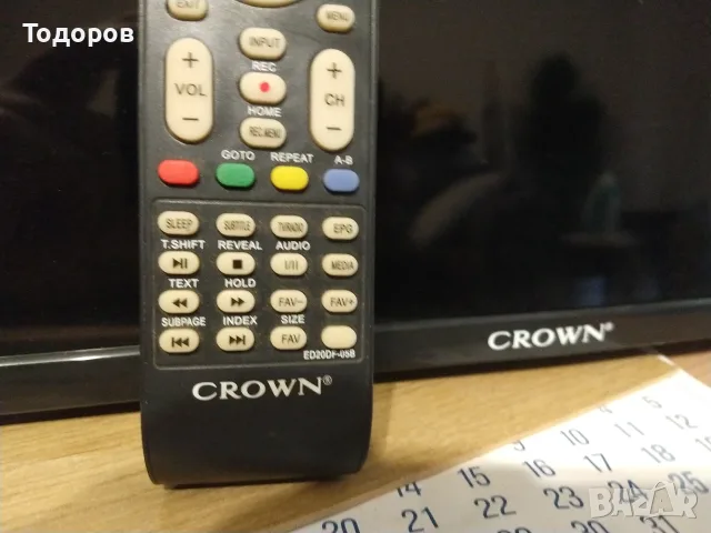 Телевизор Crown 32, снимка 3 - Телевизори - 55841440