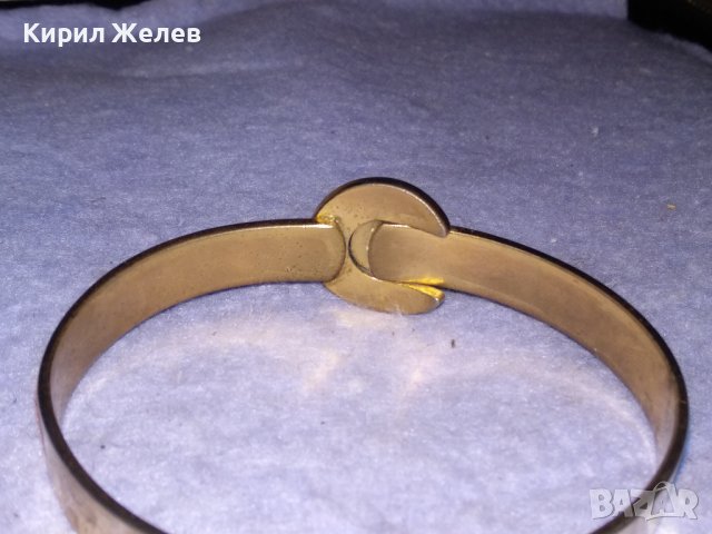 ПРЕКРАСНА ПОЗЛАТЕНА ФЕШЪН АРТ МЕДНА ГРИВНА с ИСКРЯЩИ ФАСЕТИРАНИ ЦИРКОНИ 26556, снимка 15 - Гривни - 41281166