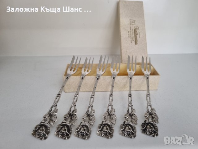 Антикварни сребърни вилици , снимка 7 - Антикварни и старинни предмети - 41968281