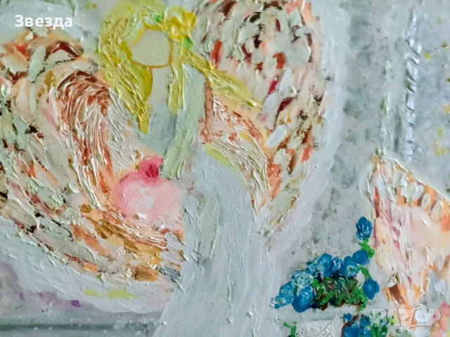 Картина АНГЕЛИ НА ЛЮБОВТА, снимка 4 - Икони - 38023656