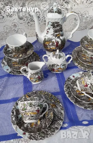 Английски сервиз Мyotts , снимка 4 - Антикварни и старинни предмети - 49600881
