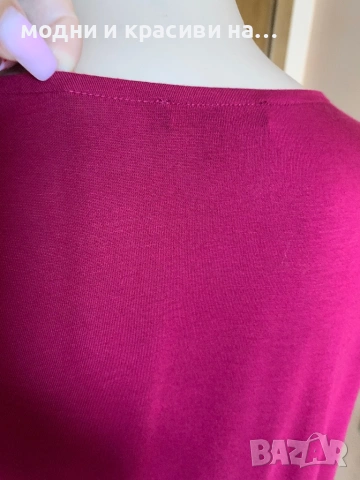 Дамска риза Massimo Dutti, цвят фуксия, размер L, снимка 8 - Ризи - 53525791