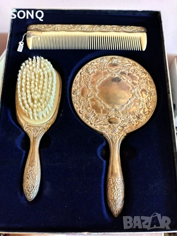 Луксозен Дамски Посребрен Комплект, снимка 5 - Други - 50597715