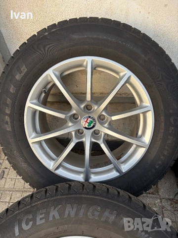 Джанти с гуми за Алфа Ромео Стелвио Джулия 5х110 , снимка 5 - Гуми и джанти - 53206571