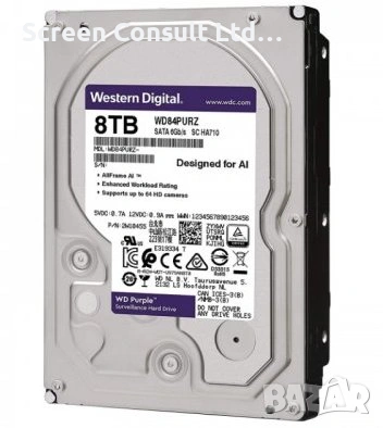 Hard Drive WD Purple 8TB хард диск в перфектно състояние