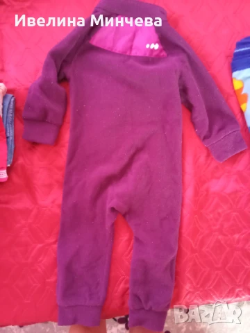 Детски гащеризон от полар размер 80, снимка 3 - Бебешки гащеризони - 51420198