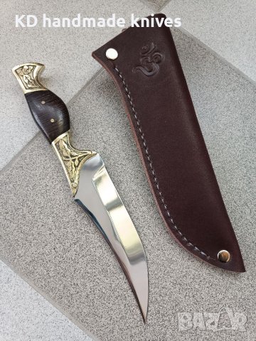 Ръчно изработен ловен нож от марка KD handmade knives ловни ножове , снимка 1 - Бойлери - 32579249