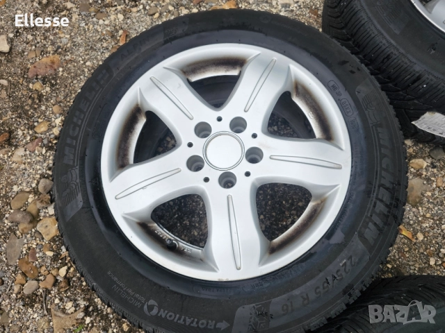 Алуминиеви джанти 16 цола Мерцедес 225/55/16, снимка 5 - Гуми и джанти - 52024620