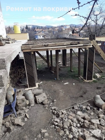 Ремонт на Покриви и Направа на Подпорни Стени Груб строеж, снимка 15 - Ремонти на покриви - 53706197