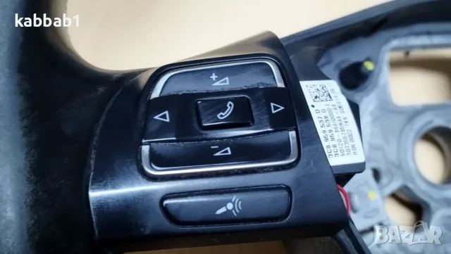 Mултифункционален кожен волан за Passat B7 - Passat CC / VW CC или Golf Mk6, снимка 15 - Части - 56216381
