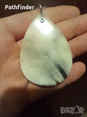 Сребърно колие с ларимар сребро 925, снимка 7 - Колиета, медальони, синджири - 47961263