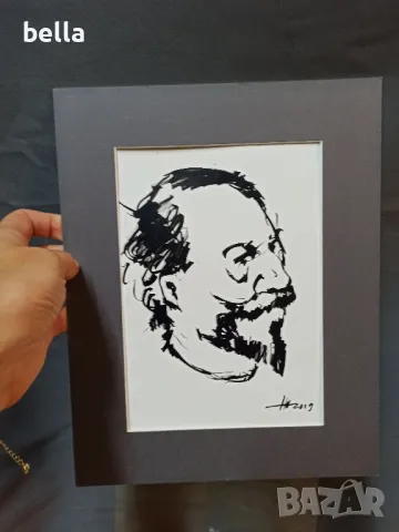 АВТОРСКА РИСУНКА ,ТУШ НА ХУД.ТОМА ТОМОВ