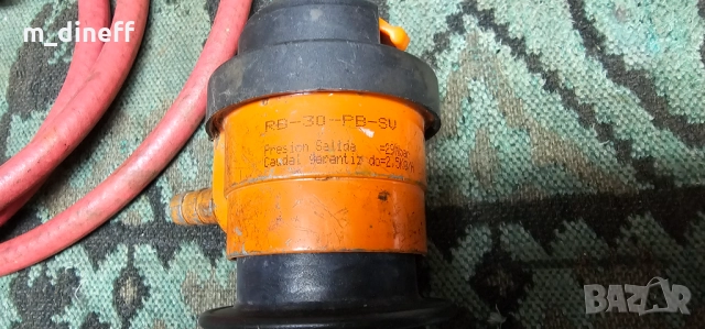 Газова горелка с маркуч и редуцир-вентил (регулатор), снимка 5 - Други инструменти - 52666711