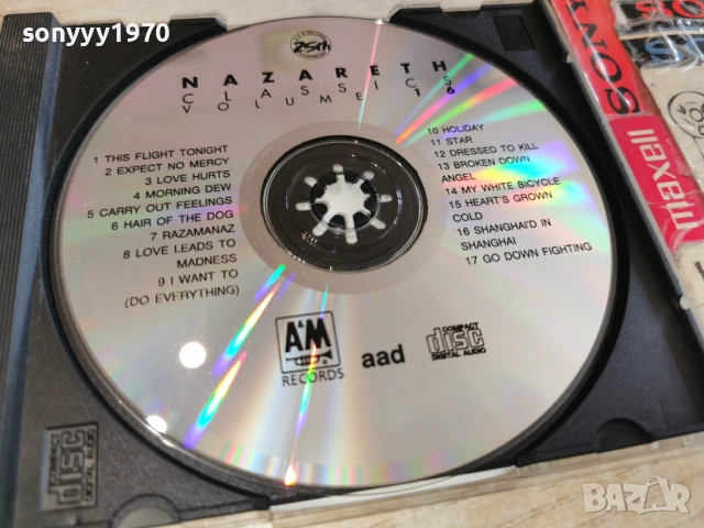 NAZARETH-ORIGINAL CD 0503261637H2E6R66, снимка 2 - CD дискове - 53724167