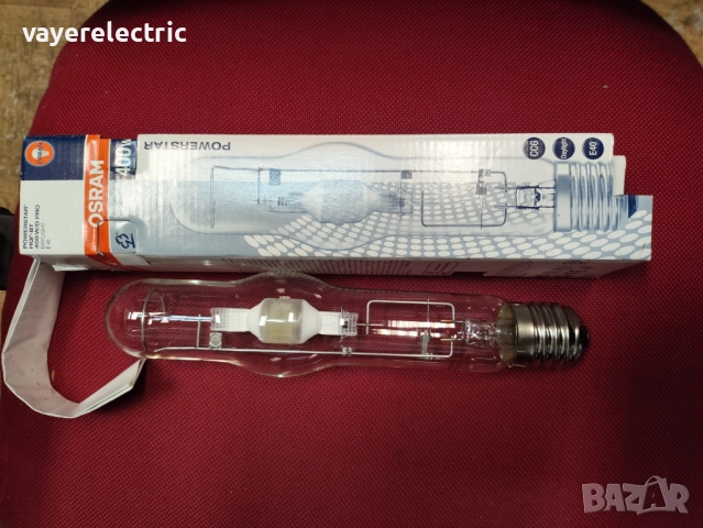 Металхалогенна крушка Е40 400W HQI-BT 400 W/D PRO, снимка 2 - Крушки - 52060613