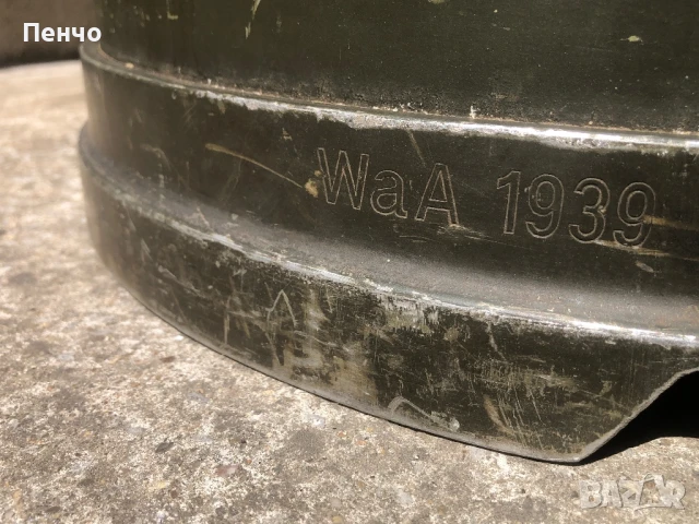 стар немски военен контейнер за барут - 1939г. - WEHRMACHT - WWII - ОРИГИНАЛ, снимка 14 - Антикварни и старинни предмети - 51363518