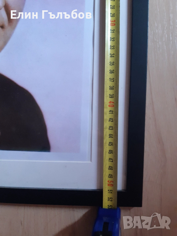 Портрет на Тодор Живков в рамка 42/53 см, снимка 3 - Други - 52098852