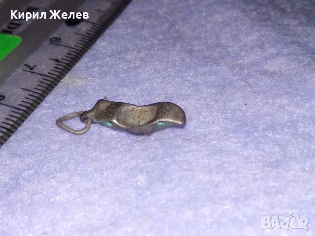 ВЪЗРОЖДЕНСКА САЧАНЕНА ВИСУЛКА от ПРОЧЕЛНИК НАГРЪДНИК ТРЕПКА ЕТНО НАКИТ НОСИЯ 27206, снимка 7 - Антикварни и старинни предмети - 39307994