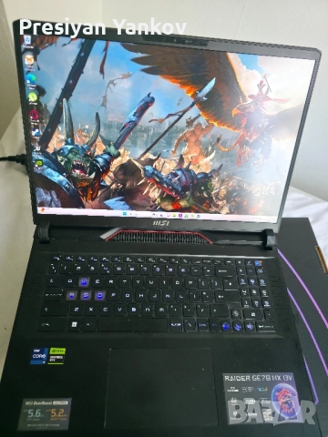 MSI Raider GE78 HX 17.3" 240Hz QHD+ Gaming Laptop, снимка 4 - Лаптопи за игри - 52113718