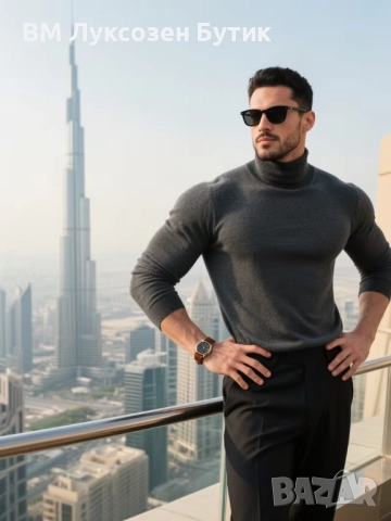 ✨ МЪЖКИ ЛУКСОЗЕН ПУЛОВЕР – СТИЛЪТ, КОЙТО ТЕ ОТЛИЧАВА ✨, снимка 5 - Пуловери - 52678611