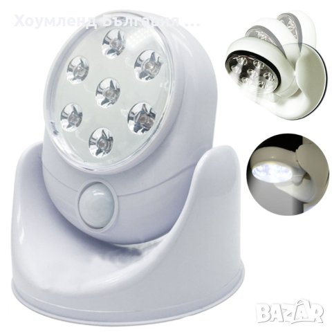 Безжична LED лампа с фотоклетка, снимка 4 - Лед осветление - 42203427