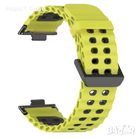 Huawei Watch Fit 3 / 4 / 4 Pro / DUAL COLOR Двуцветна силиконова каишка, снимка 6 - Каишки за часовници - 51400236