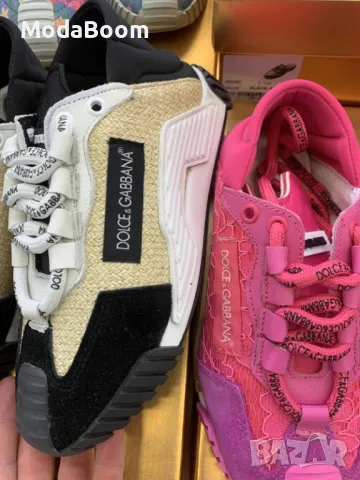 Dolce & Gabbana естествен велур дамски маратонки