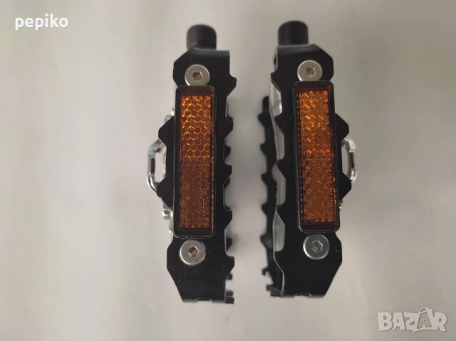 Продавам колела внос от Германия НОВИ алуминиеви педали с автомати EXUSTAR, снимка 7 - Части за велосипеди - 53284975