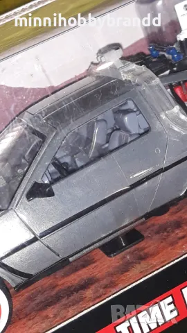 Delorean Back to the Future Time Machine Завръщане в бъдещето 1.24 Jada Diecast model , снимка 16 - Колекции - 48918133