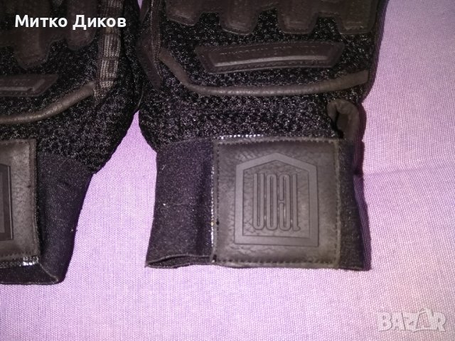 Icon маркови ръкавици  за мотор  естествена кожа размер Л, снимка 3 - Спортна екипировка - 41936489