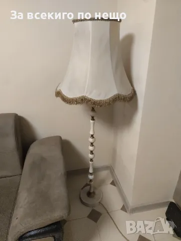 Голям и малък лампион с мраморни крака. Нощни лампи , снимка 6 - Настолни лампи - 49447305