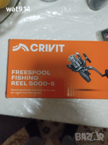 Макара със свободен ход CRIVIT 5000-S, снимка 4 - Макари - 53686647