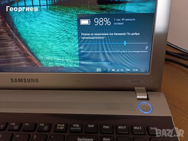 Лаптоп i3  Samsung RV520, снимка 7 - Лаптопи за дома - 39148678