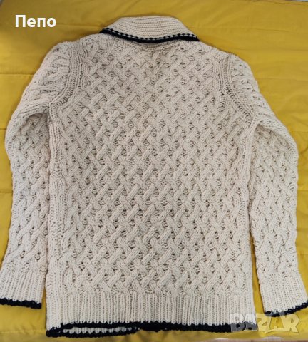 Samsøe Samsøe men knitted sweater size S – мъжка плетена жилетка в стил Hank Cardigan, снимка 2 - Пуловери - 44482973