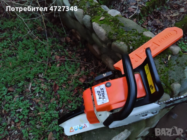 STIHL/ЩИЛ 024 моторен трион , снимка 3 - Моторни триони/резачки - 53385164