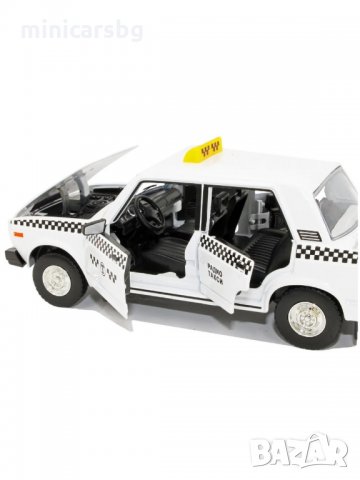 Метални колички: Lada 2107 Taxi - 1:24 (Лада Такси), снимка 10 - Колекции - 35734464