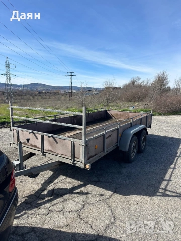 Двуосно ремарке HAPERT 2700кг 400х180см , снимка 12 - Ремаркета - 53574170