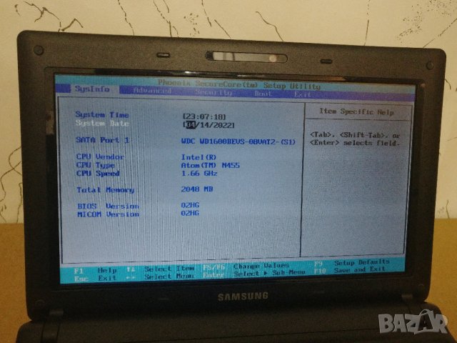 Samsung N145 Plus, снимка 6 - Лаптопи за работа - 39581472