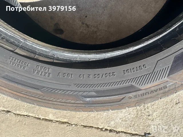 Летни гуми BARUM BRAVURIS 6 235/55 R19 105V – 2 броя, снимка 4 - Гуми и джанти - 55838702