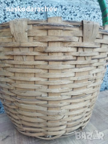 Плетена кошница от ленти дърво изключително здрава, снимка 9 - Декорация за дома - 39435933